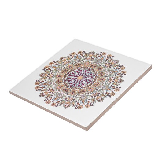 Tazhib decorado del arte persa, mandala persa タイル (側面)