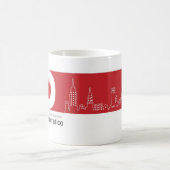 TazzaグランデCircolo Pdニューヨーク コーヒーマグカップ (中央)