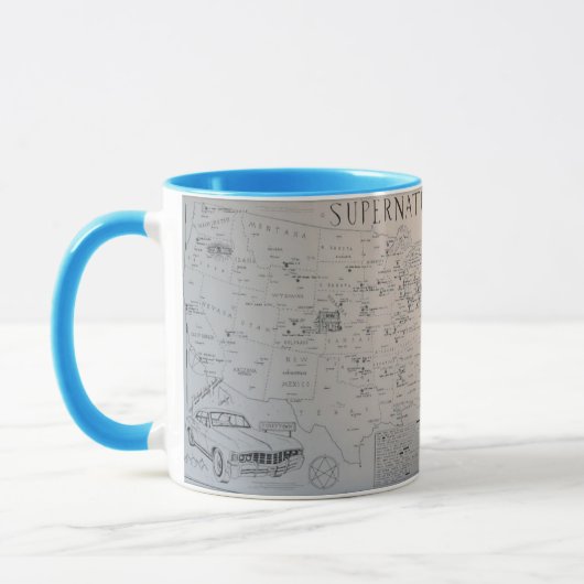 Tazza Mappa Kansas マグカップ (左)
