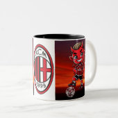 Tazza Milan calcio ツートーンマグカップ (正面右)
