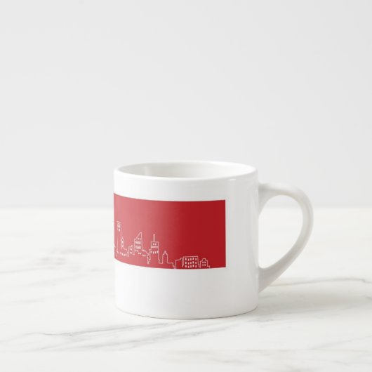 TazzinaのエスプレッソのCircolo Pdニューヨーク エスプレッソカップ (右)