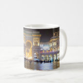 Tazzina daのcaffèの詐欺のlaのガレリアVittorio Emanuele コーヒーマグカップ (正面右)