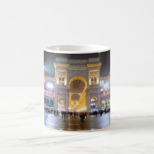 Tazzina daのcaffèの詐欺のlaのガレリアVittorio Emanuele コーヒーマグカップ (中央)