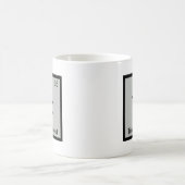 Tb – 全消失化学素おもしろい子シンボル コーヒーマグカップ (中央)