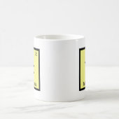 Tb - 結核 楽しい化学元素記号 T コーヒーマグカップ (中央)
