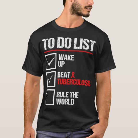 TB awareness tuberculosis World TB Awareness baris Tシャツ (正面)