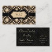 TBAの勝者のモモのダマスク織 名刺 (正面/裏面)