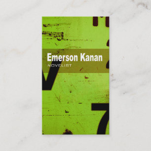 TBAの芸術の技術-小説家の作家の作家 名刺