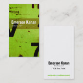 TBAの芸術の技術-小説家の作家の作家 名刺 (正面/裏面)