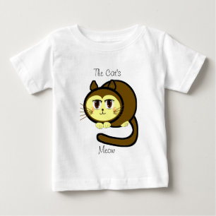 TBAアワード受賞作品 The Cat's Meow -カスタマイズ ベビーTシャツ