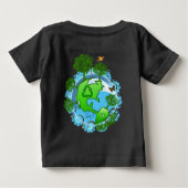 TBAアワード受賞者Aグローバルリサイクル ベビーTシャツ (裏面)