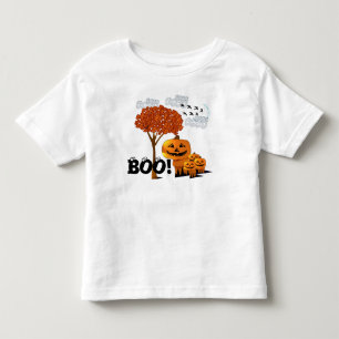 TBA賞を受賞したハロウィーンのカボチャの頭 – トドラーTシャツ