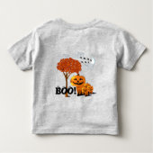 TBA賞を受賞したハロウィーンのカボチャの頭 –  トドラーTシャツ (裏面)