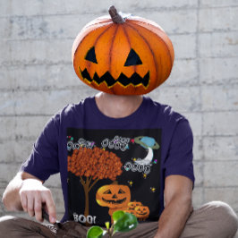 TBA賞を受賞したハロウィーンのカボチャの頭 –  Tシャツ