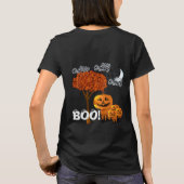 TBA賞を受賞したハロウィーンのカボチャの頭 –  Tシャツ (裏面)