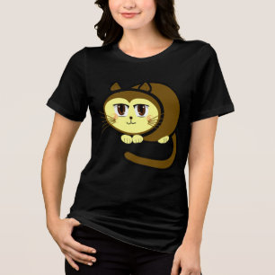 TBA賞受賞者の猫の鳴き声カスタマイズ トライブレンドTシャツ