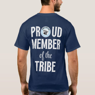 TBA部族誇りを持ったホワイトフォントのメンバー Tシャツ