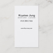 :: TBA:: はっきりしたなグラフィックアーティスト-ぐらつかせたパネル 名刺 (裏面)