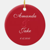 {TBA}キャンディ&ストライプ初めてのクリスマスオーナメント セラミックオーナメント (裏面)