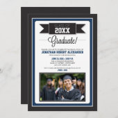 {TBA}クラシック卒業党招待状（海軍） 招待状 (正面/裏面)