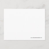 {TBA}ジャングルアドベンチャーサファリベイビーシャワー インビテーションポストカード (裏面)