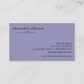 {TBA}タマキビのモノグラムの封筒の名刺 名刺 (裏面)