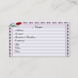-TBA – チューリップ 名刺