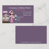 {TBA}ベーカリーか洋菓子屋#2の名刺 名刺 (正面/裏面)