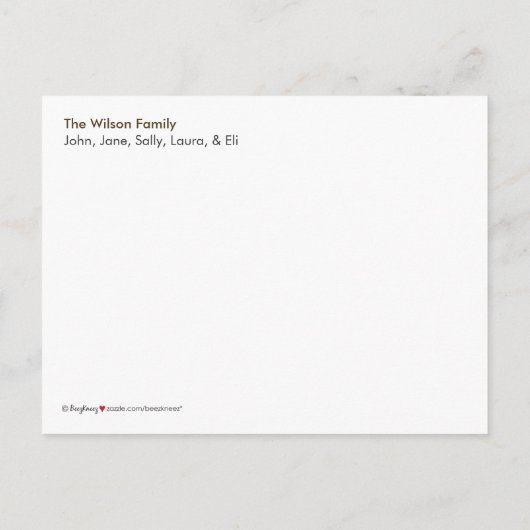 {TBA}ポストカード:引っ越しました!アンティーク自転車 案内ポストカード (裏面)