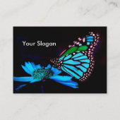 - TBA -青いライトの蝶 名刺 (裏面)