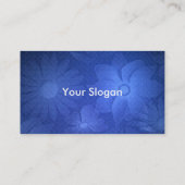 - TBA -青い花のDeco 名刺 (裏面)