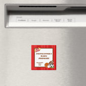 {TBA} 2"x2"すべてのスターレッドパーティーフェイスマグネット マグネット (インサイチュ (食洗機))