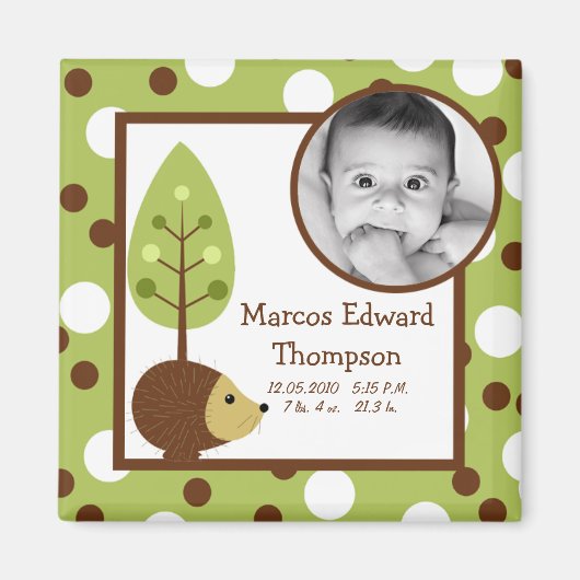 {TBA} 2"x2"ウールアンドフレンズアナウンスメントマグネット マグネット (正面)