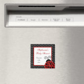 {TBA} 2"x2"レッドラディバグパーティーの好意マグネット マグネット (インサイチュ (食洗機))