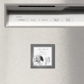 {TBA} 2"x2"甘い16シルバー発表マグネット マグネット (インサイチュ (食洗機))