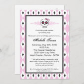 {TBA} 5x7女の子のパンクのスカルの誕生日のパーティの招待状 招待状 (正面/裏面)