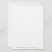 (TBA) Flippinはウェディングシャワーのプールを囲んでのパーティをつなぎます 招待状 (裏面)