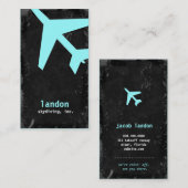 TBA-GC %PIPE%の航空は青をはずします 名刺 (正面/裏面)