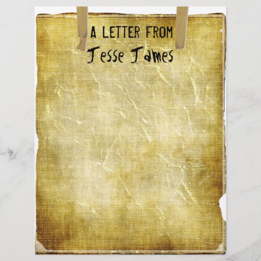 TBA & TOP 10～Letter From..古い紙レターヘッド (正面)