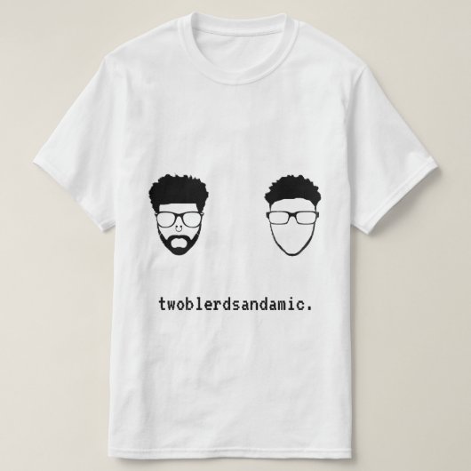 TBAAMは白いTを嘆きます Tシャツ (デザイン正面)