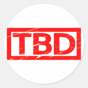 TBDのスタンプ ラウンドシール