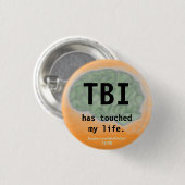 "TBI私の生命"にボタン触れました 缶バッジ (正面&裏面)
