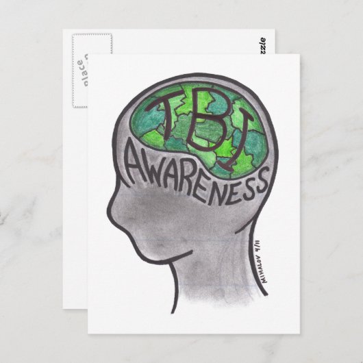 TBI認識度 ポストカード (正面/裏面)