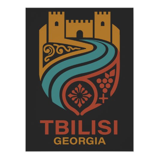 Tbilisi Georgia ポスター (正面)