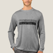 TBIRD - 草刈り機 - メンズ トライブレンドTシャツ (正面)