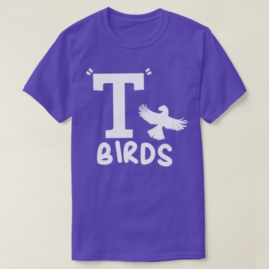 TBirds Greaser Thunderbirds 1970s T Birds Tシャツ (デザイン正面)