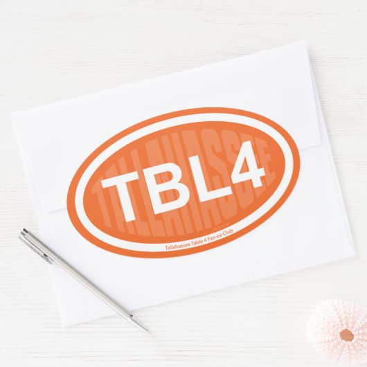 TBL4 楕円形シール (封筒)