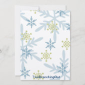 TBO-ジングルベルの白くまのパーティーの招待 招待状 (裏面)