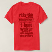 TBone Walker Tシャツ (デザイン正面)
