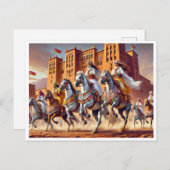 TBOULRIDAモ伝統的ロッコエクストリアン シーズンポストカード (正面/裏面)